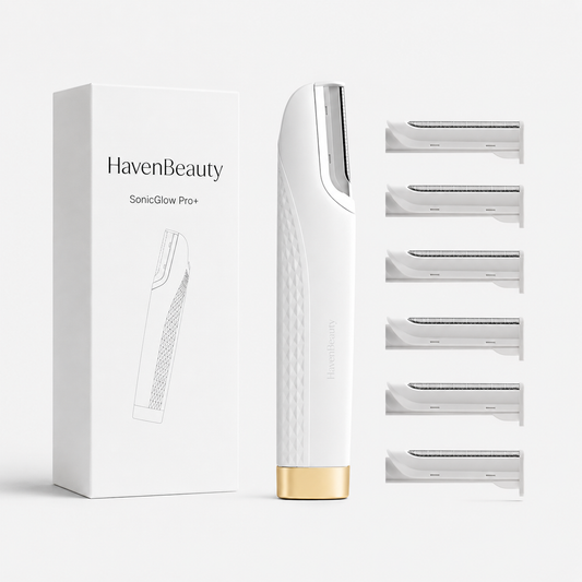 SonicGlow Pro+ Sonic Dermaplaning Wand